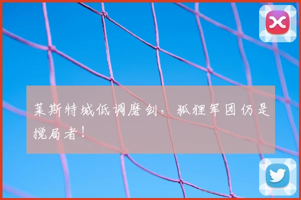 莱斯特城低调磨剑,狐狸军团仍是搅局者!